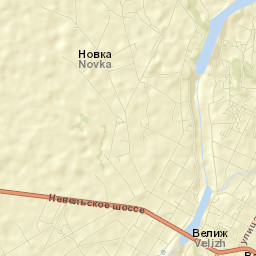 Velizh Street Map