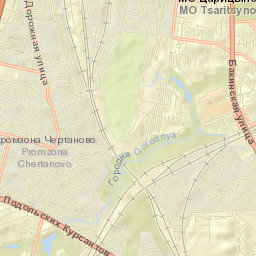 Tsaritsyno Street Map