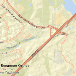 Zyablikovo Street Map