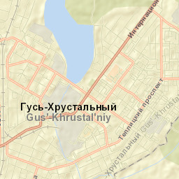 Gus’-Khrustal’nyy Street Map