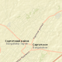 Sargatskoye Street Map