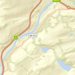 A7, Galashiels, Scottish Borders TD1, UK Street Map