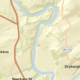 Newtown St Boswells Street Map