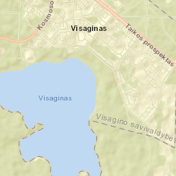Visaginas Street Map