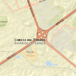 Razvilka Street Map