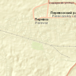 Perevoz Street Map