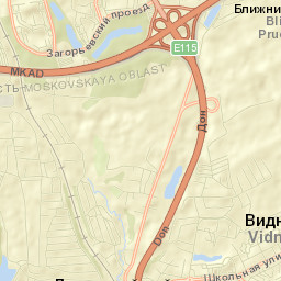 Zagor’ye Street Map