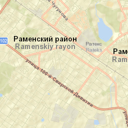 Ramenskoye Street Map