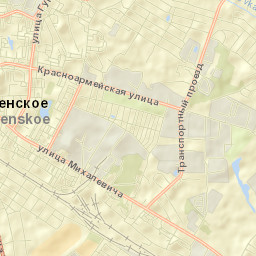 Ramenskiy Rayon Street Map