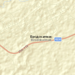 Brodokalmak Street Map