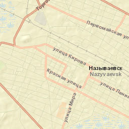 Nazyvayevsk Street Map