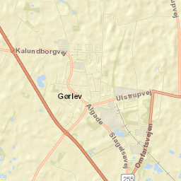 Gørlev Street Map