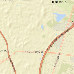Solrød Kommune Street Map