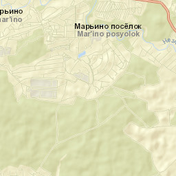 Posëlok Mar’ino Street Map