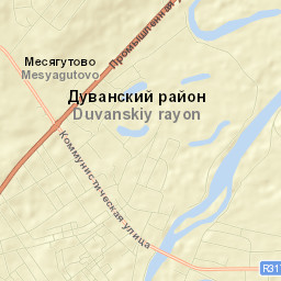 Mesyagutovo Street Map