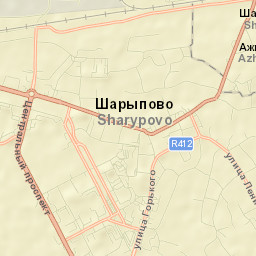 Sharypovo Street Map