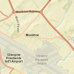 Dutch House Roundabout, Monkton, South Ayrshire KA9, UK Street Map