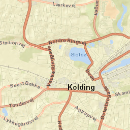Kolding Street Map