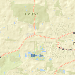 Ejby Street Map