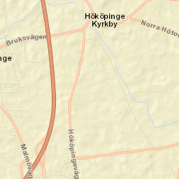 Hököpinge Street Map