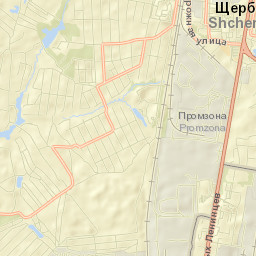 Shcherbinka Street Map