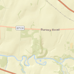 Barony Road, Cumnock, East Ayrshire Street Map