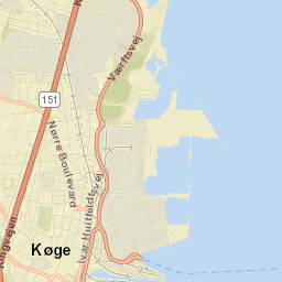 Køge Street Map