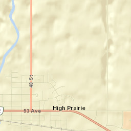 High Prairie Street Map