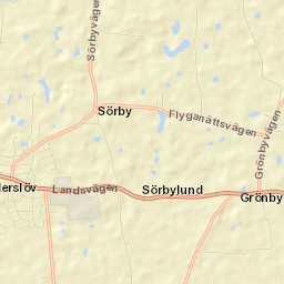 Anderslöv Street Map