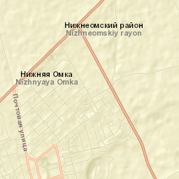 Nizhnyaya Omka Street Map