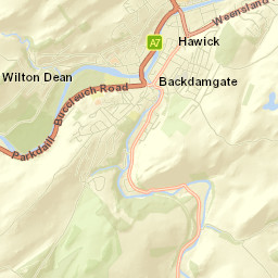 Hawick Street Map
