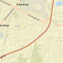 Vamdrup Street Map