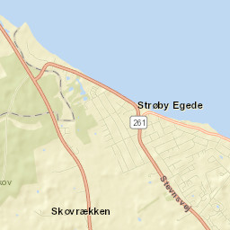 Strøby Egede Street Map
