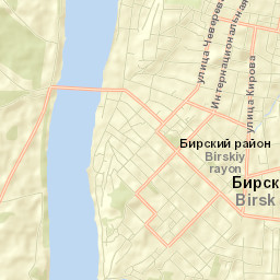 Birsk Street Map