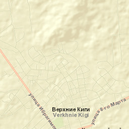 Verkhniye Kigi Street Map
