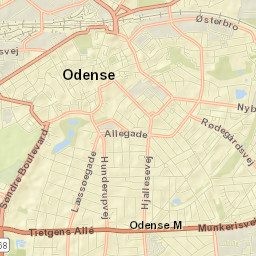 Odense Street Map