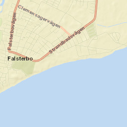 Skanör med Falsterbo Street Map