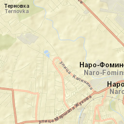Naro-Fominsk Street Map