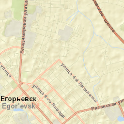 Yegor’yevsk Street Map