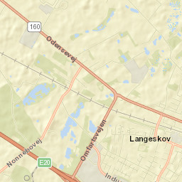Langeskov Street Map