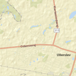 Ullerslev Street Map