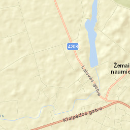 Žemaičių Naumiestis Street Map
