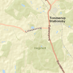 Tommerup Stationsby Street Map