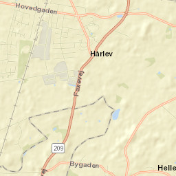 Hårlev Street Map