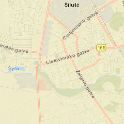 Silute Street Map