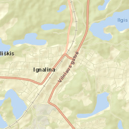 Ignalina Street Map