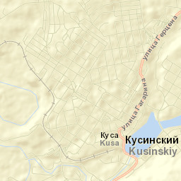 Kusa Street Map