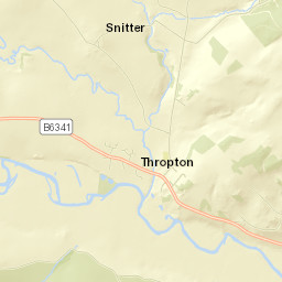 1 Ryehill Cottages, Thropton, Morpeth, Northumberland NE65 7N Street Map