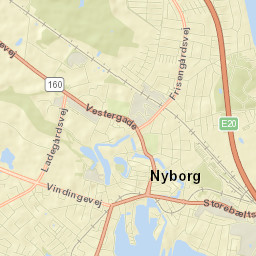 Nyborg Street Map