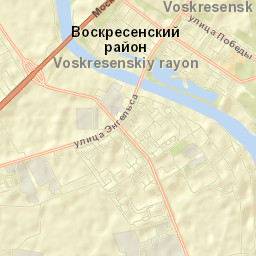 Voskresensk Street Map